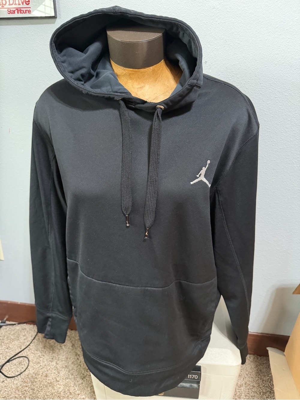 Jordan Training ThermaFit Black Pullover Hoodie